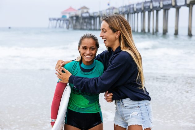 Sara Freyre, US Open of Surfing 2023, Huntington Beach, Califórnia (EUA). Foto: WSL / Pat Nolan.