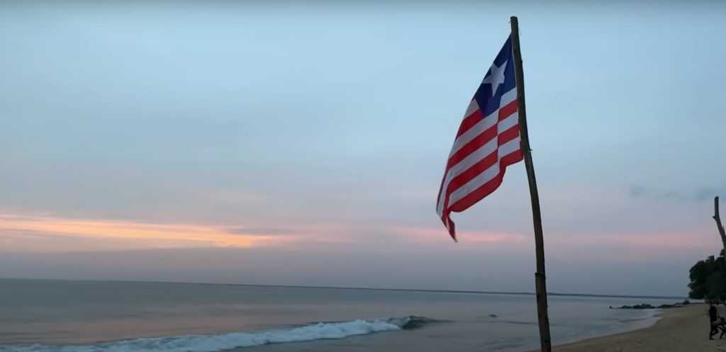 Liberia bandeira - frame