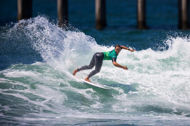 Ariane Ochoa, US Open of Surfing 2023, Huntington Beach, Califórnia (EUA). Foto: WSL / Kenny Morris.