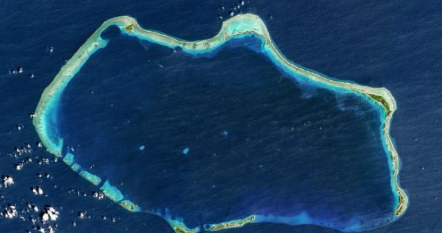 As armas nucleares detonadas no Atol de Bikini vaporizaram três ilhas por completo.
