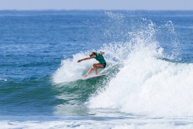 Bella Kenworthy, US Open of Surfing 2023, Huntington Beach, Califórnia (EUA). Foto: WSL / Pat Nolan.