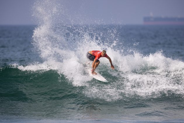 Cole Houshmand, US Open of Surfing 2023, Huntington Beach, Califórnia (EUA). Foto: WSL / Kenny Morris.
