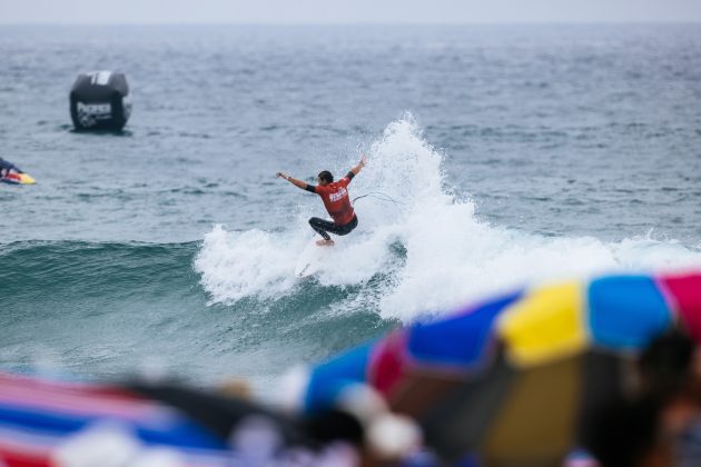 Crosby Colapinto, US Open of Surfing 2023, Huntington Beach, Califórnia (EUA). Foto: WSL / Pat Nolan.