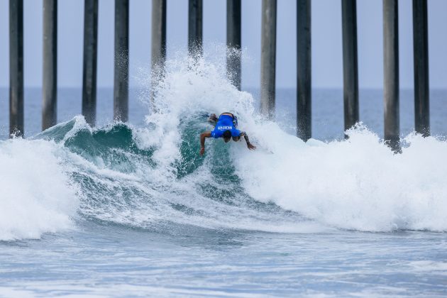 Ezekiel Lau, US Open of Surfing 2023, Huntington Beach, Califórnia (EUA). Foto: WSL / Pat Nolan.