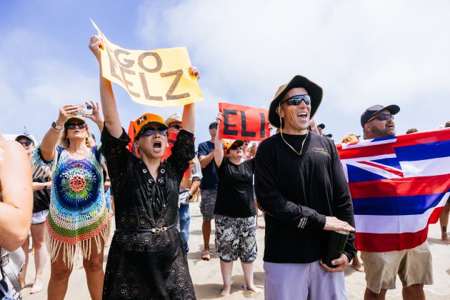 Público, US Open of Surfing 2023, Huntington Beach, Califórnia (EUA). Foto: WSL / Pat Nolan.