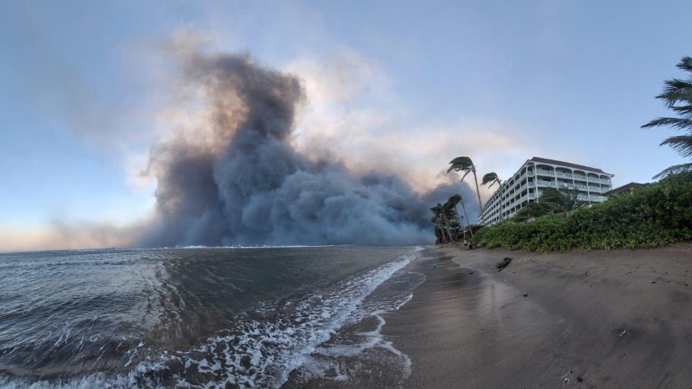 Organizações locais estão se mobilizando para combater os incêndios e apoiar as comunidades afetadas na ilha de Maui.