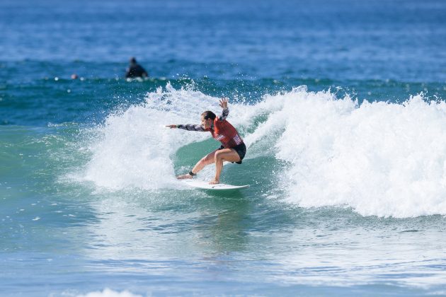 India Robinson, US Open of Surfing 2023, Huntington Beach, Califórnia (EUA). Foto: WSL / Pat Nolan.