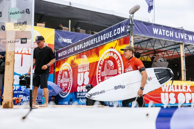 Jacob Willcox, US Open of Surfing 2023, Huntington Beach, Califórnia (EUA). Foto: WSL / Pat Nolan.