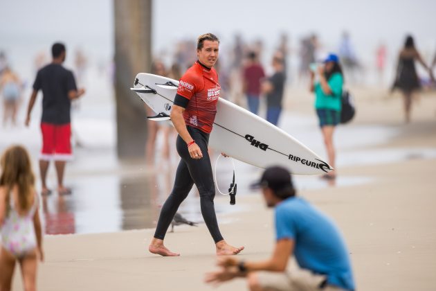 Jacob Willcox, US Open of Surfing 2023, Huntington Beach, Califórnia (EUA). Foto: WSL / Kenny Morris.