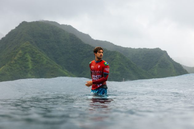 João Chianca, Tahiti Pro 2023, Teahupoo. Foto: WSL / Matt Dunbar.