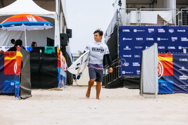 Keanu Asing, US Open of Surfing 2023, Huntington Beach, Califórnia (EUA). Foto: WSL / Pat Nolan.
