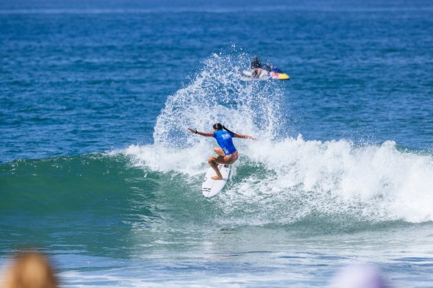 Luana Silva, US Open of Surfing 2023, Huntington Beach, Califórnia (EUA). Foto: WSL / Pat Nolan.