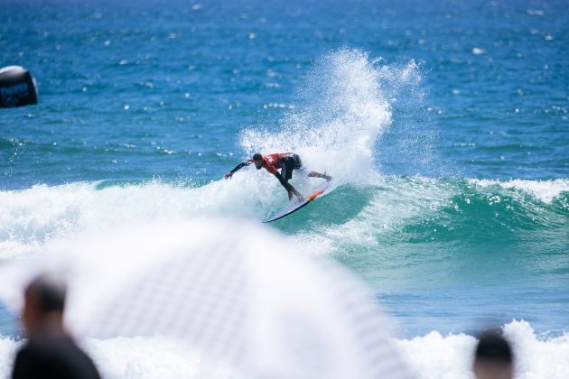 Michael Rodrigues, US Open of Surfing 2023, Huntington Beach, Califórnia (EUA). Foto: WSL / Pat Nolan.