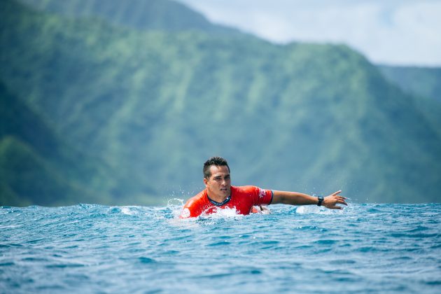 Mihimana Braye, Tahiti Pro 2023, Teahupoo. Foto: WSL / Beatriz Ryder.