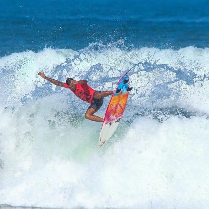 Weslley Dantas, Weslley Dantas, Ubatuba Pro Surf 2023, Itamambuca (SP). Foto: Marcelo Esposito.