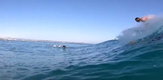 Bodyboarder escapa do crowd