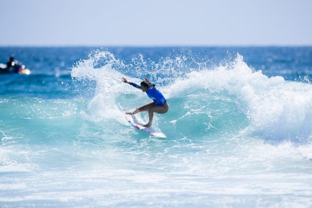 Zoe Benedetto, US Open of Surfing 2023, Huntington Beach, Califórnia (EUA). Foto: WSL / Pat Nolan.