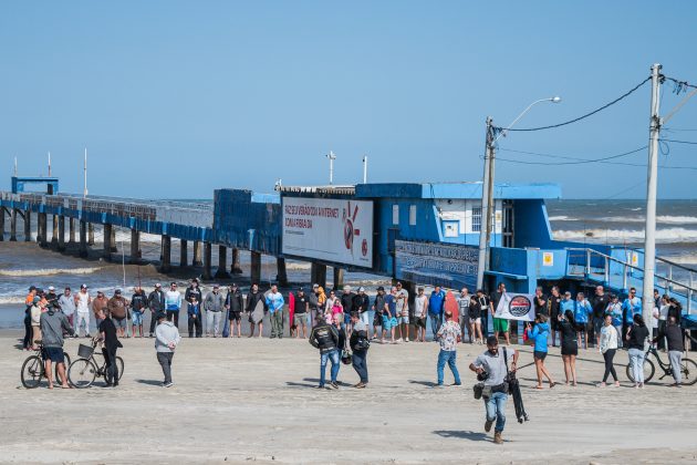Manifestação Plataforma de Atlântida, Xangri-lá (RS). Foto: David Castro / @davidcastrophotos.