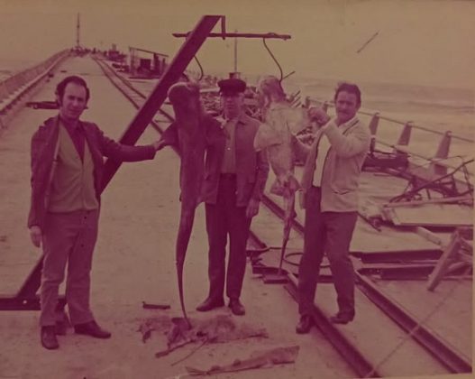 Plataforma de Atlântida nos anos 70, Xangri-lá (RS). Foto: Arquivo pessoal.