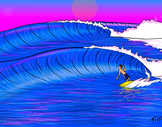 Surf Art, Chill Dany, Daniel Tosin. Foto: Arquivo pessoal.