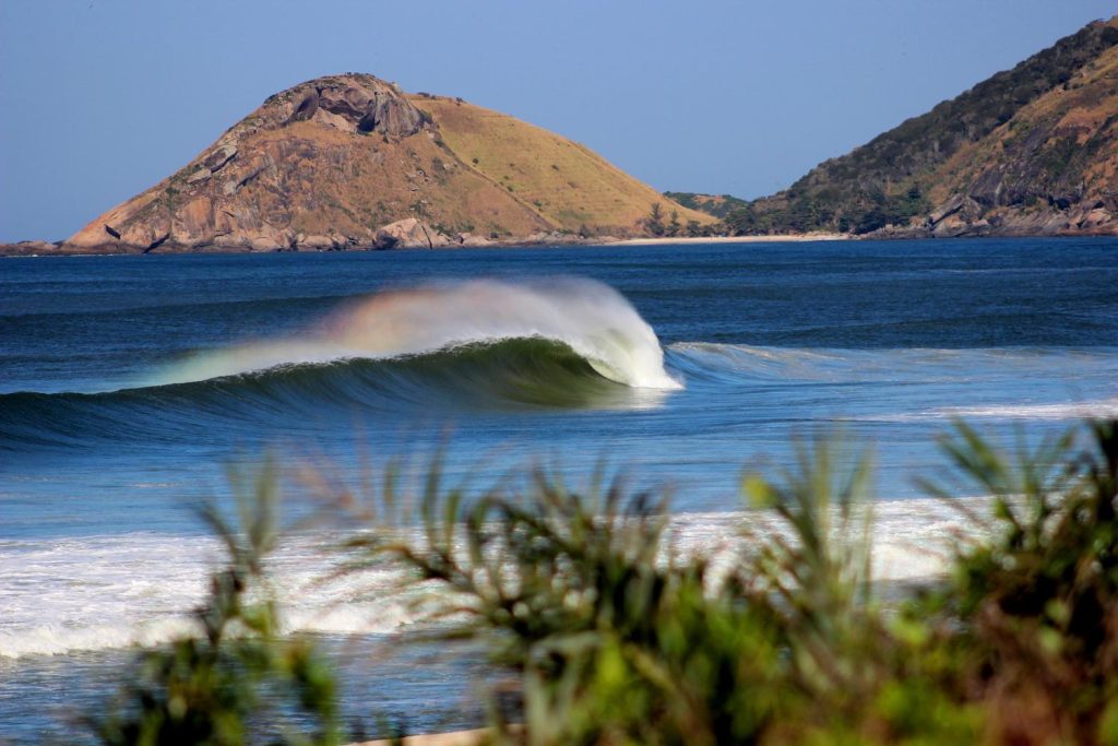 Praia da Macumba, sede do ISA ISA World Junior Surfing Championship 2023.