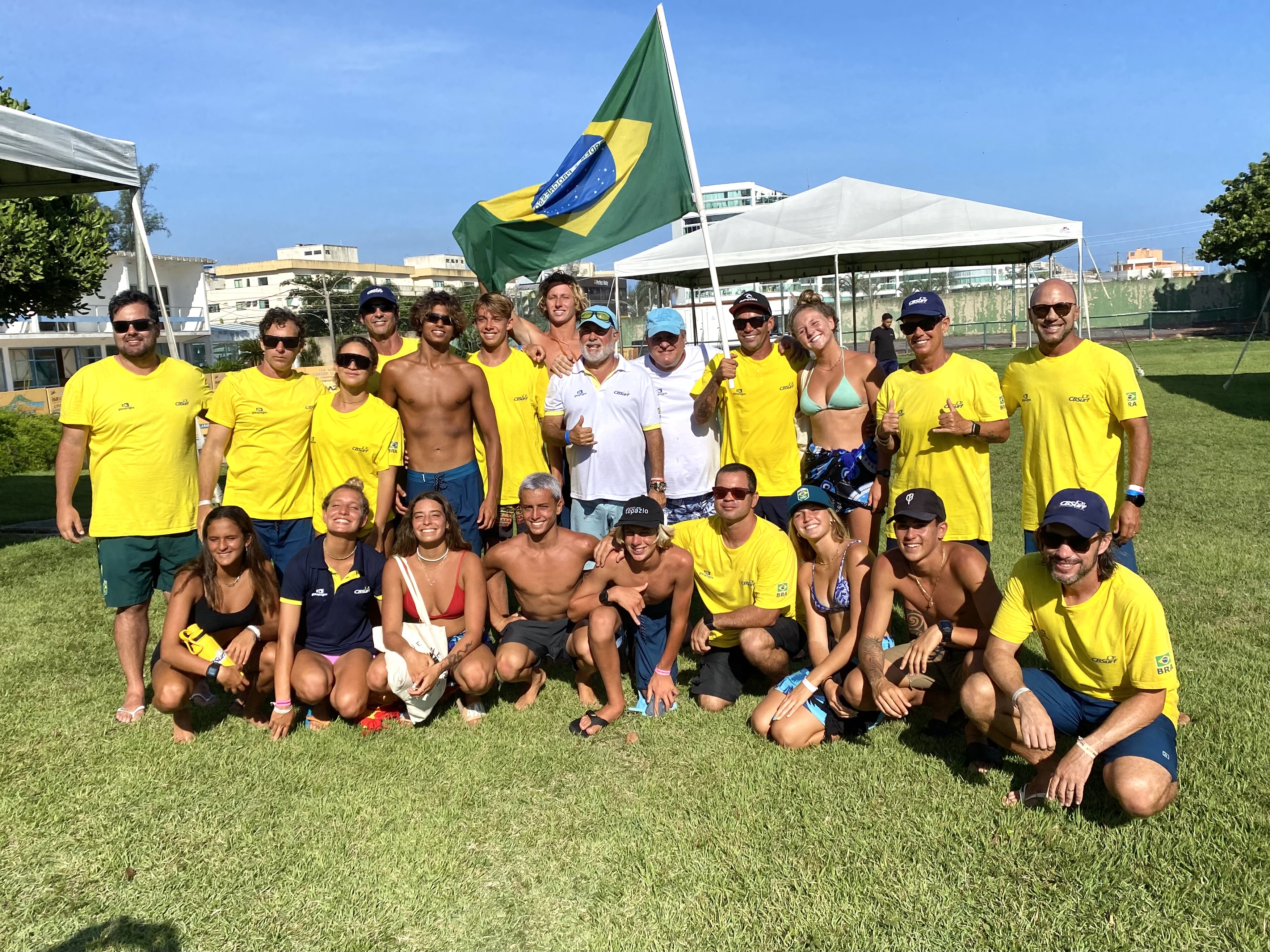 A equipe brasileira contou com todo suporte da CBSurf e do COB.