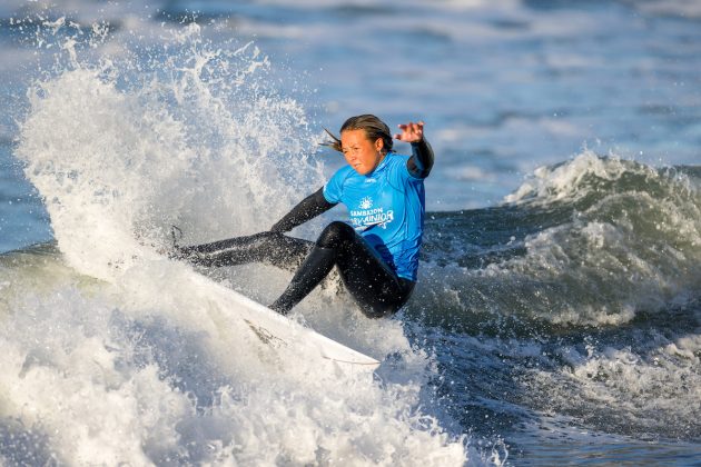 Talia Swindal, World Junior Championships, Oceanside, Califórnia (EUA). Foto: WSL / Kenny Morris.