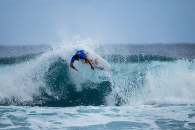 Santiago Muniz, ISA World Surfing Games 2024, La Marginal, Arecibo, Porto Rico. Foto: Jerson Barboza.