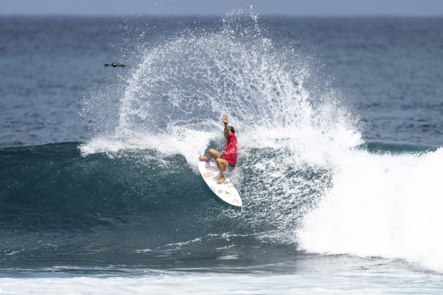 Sally Fitzgibbons, ISA World Surfing Games 2024, La Marginal, Arecibo, Porto Rico. Foto: ISA / Sean Evans.