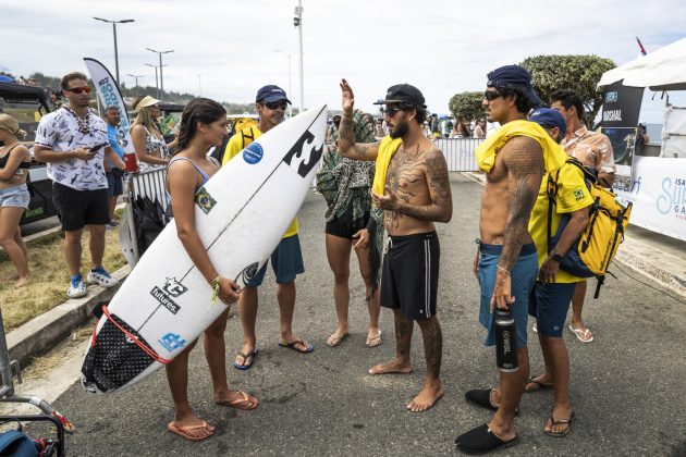 Time Brasil, ISA World Surfing Games 2024, La Marginal, Arecibo, Porto Rico. Foto: ISA / Sean Evans.