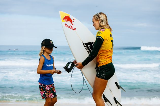 Caitlin Simmers, Pro Sunset Beach 2024, North Shore de Oahu, Havaí. Foto: WSL / Brent Bielmann.