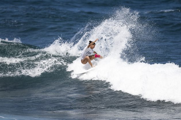 Lucia Machado, ISA World Surfing Games 2024, La Marginal, Arecibo, Porto Rico. Foto: ISA / Sean Evans.