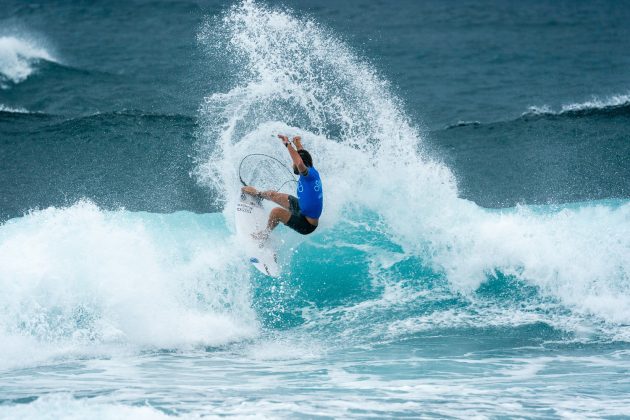 Dylan Groen, ISA World Surfing Games 2024, La Marginal, Arecibo, Porto Rico. Foto: Pablo Jimenez.