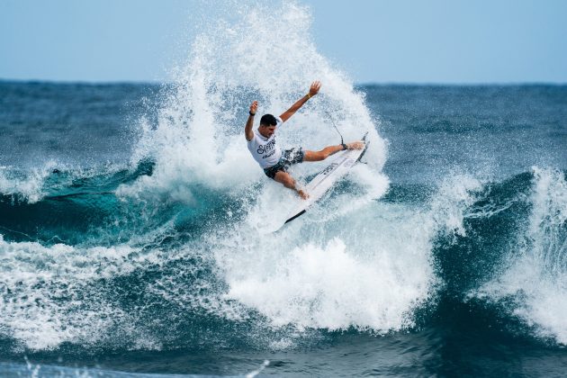 Eliya David Sasi, ISA World Surfing Games 2024, La Marginal, Arecibo, Porto Rico. Foto: Pablo Jimenez.