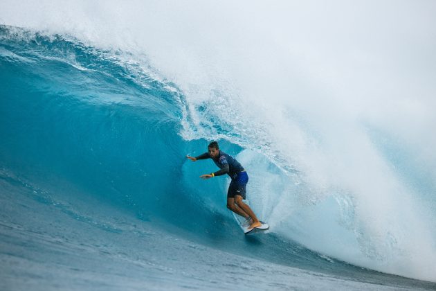Ian Gentil, Pipe Pro 2024, North Shore de Oahu, Havaí. Foto: WSL / Brent Bielmann.