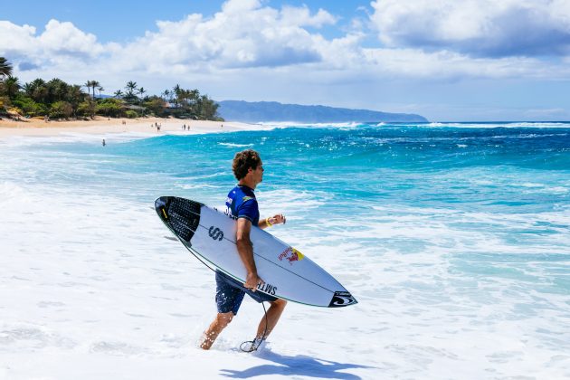 Jordy Smith, Pro Sunset Beach 2024, North Shore de Oahu, Havaí. Foto: WSL / Brent Bielmann.