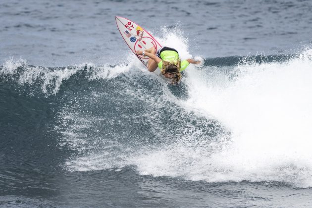 Caroline Marks, ISA World Surfing Games 2024, La Marginal, Arecibo, Porto Rico. Foto: ISA / Sean Evans.