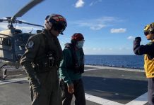 Marinha resgata indonésio