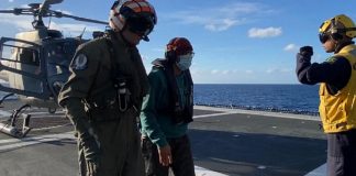Marinha resgata indonésio