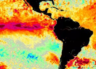 Pacífico atinge marca de Super El Niño