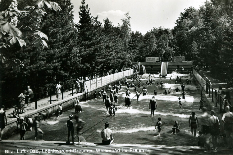 Undosa Bilzbad – wave-pool – primeira piscina de ondas do mundo.