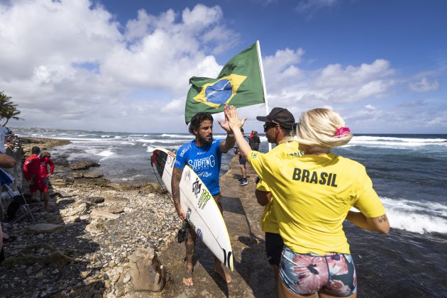 Filipe Toledo, ISA World Surfing Games 2024, La Marginal, Arecibo, Porto Rico. Foto: ISA / Sean Evans.