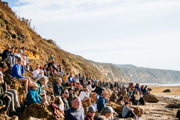 Público, Pro Bells Beach 2024, Winkipop, Victoria, Austrália. Foto: WSL / Sloane.