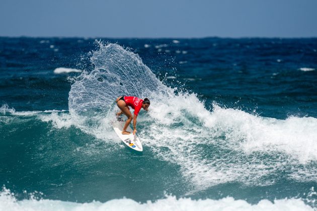 Lucia Machado, ISA World Surfing Games 2024, La Marginal, Arecibo, Porto Rico. Foto: Pablo Jimenez.