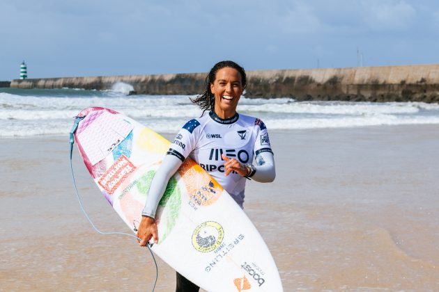 Sally Fitzgibbons, MEO Pro Portugal 2024, Molhe Leste, Peniche. Foto: WSL / Thiago Diz.