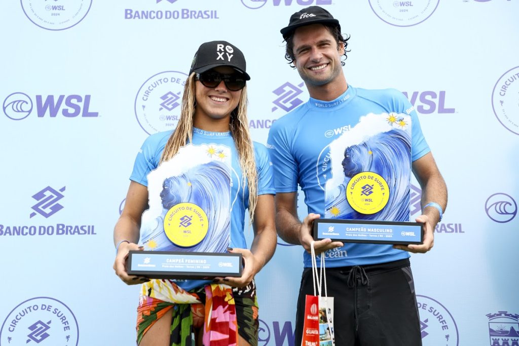 Laura Raupp e Matheus Navarro vencem na Praia dos Molhes. 