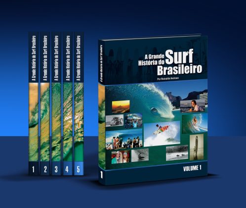 Livro A Grande História do Surf Brasileiro, Reinaldo Dragão . Foto: Arquivo pessoal.