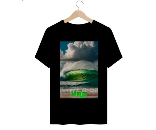 Camiseta Prime Brazilian Storm Wave, Marca VNZ, Dener Vianez. Foto: Divulgação.