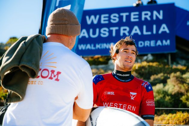 Jacob Willcox, Margaret River Pro 2024, Main Break, Austrália. Foto: WSL / Aaron Hughes.