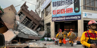 Terremoto abala Taiwan